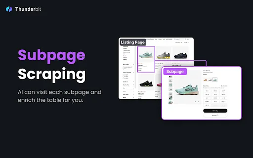 Download Thunderbit Terbaru – Web Scraper AI Gratis Terbaik description image 2