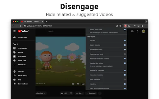 Control Panel for YouTube: Blokir Iklan & Kustomisasi UI Terbaik description image 5