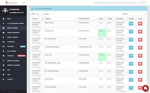 Download Geotrack Email Tracking Terbaru – Lacak Email Gratis description image 2