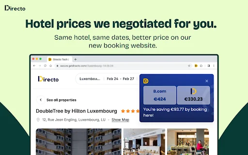 Download Directo Chrome Extension – Cari Hotel Murah Terbaik description image 2