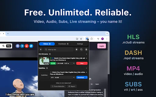 MAX Video Downloader – Download HLS, DASH, MP4 Gratis description image 1