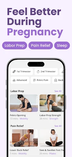 Download FitMama: Latihan Kehamilan & Pasca Melahirkan Gratis description image 3