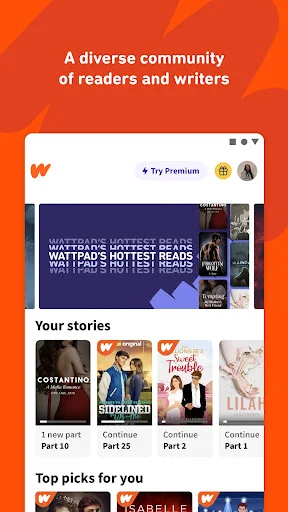 Download Wattpad Terbaru – Baca & Tulis Cerita Gratis description image 2