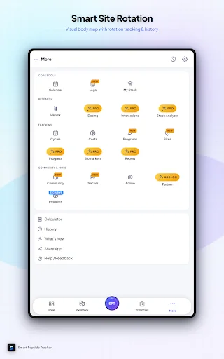 Unduh Smart Peptide Tracker Terbaru – Lacak Peptida Secara Mudah description image 14