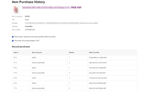 eBay Sold History Button – Lihat Riwayat Penjualan eBay description image 2