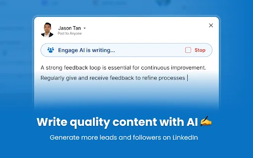 Engage AI LinkedIn: Tingkatkan Engagement & Koneksi Anda description image 3