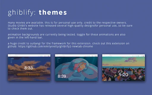 Download Ghiblify Terbaru – Tab Baru Estetik & Produktif description image 5