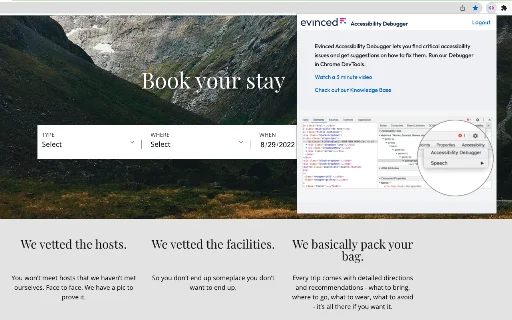 Download Evinced Dev Debugger Terbaru – Aksesibilitas Web description image 1