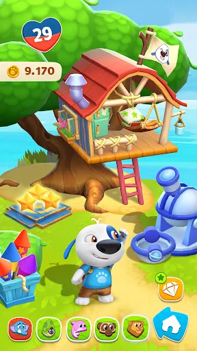 Download My Talking Hank: Islands Terbaru – Petualangan Seru description image 2
