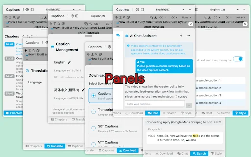 vCaptions – Transkrip Video AI & Terjemahan Subtitle Terbaik description image 4