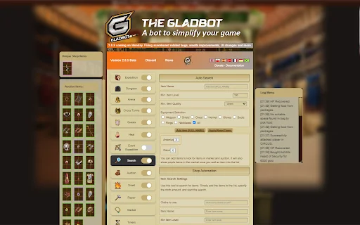 Download Gladiatus Bot Terbaru – Kelola Karakter Anda Otomatis description image 2