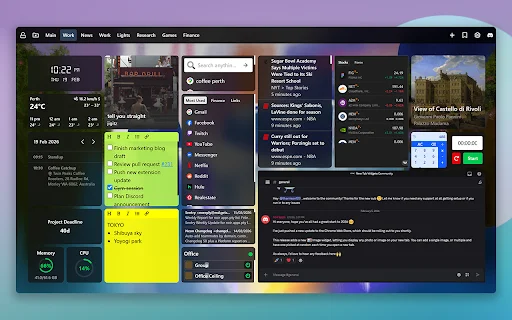 New Tab Widgets – Dashboard Pribadi Terbaik untuk Chrome description image 4