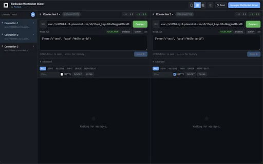 Download PieSocket WebSocket Client – Debugging API Terbaik description image 3