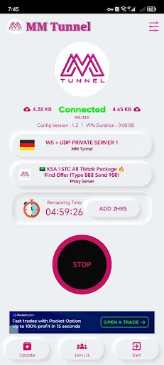 Download MM Tunnel Terbaru – VPN Cepat & Aman Gratis description image 5