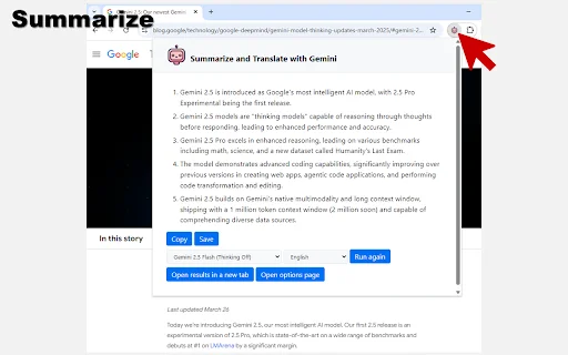 Summarize and Translate with Gemini – Ringkasan AI Cepat description image 1