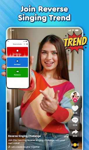 Download Reverse Play : Sing Challenge Terbaru – Rekam & Balik Suara description image 14