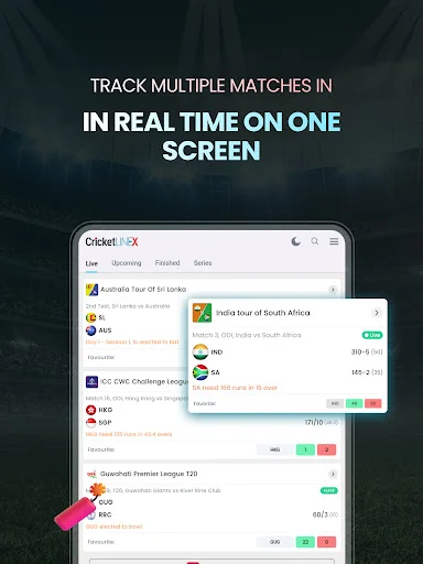 Download Cricket LineX Terbaru – Skor Live & Berita Kriket Cepat description image 15