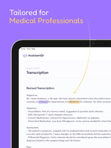 Download Assistant Dr. – Medical Scribe Terbaru – Catatan SOAP AI description image 12