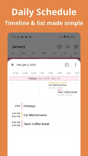 Download Simple Calendar: Clean&Minimal Terbaru – Jadwal Mudah description image 4