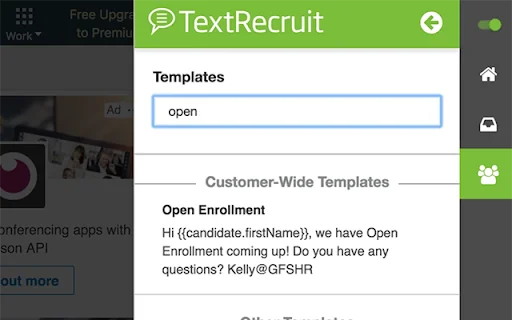 Download TextRecruit Extension Terbaru – Kirim Pesan Rekrutmen description image 5