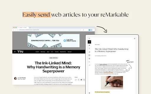 Download Read on reMarkable – Kirim Artikel Web ke Tablet Anda description image 1