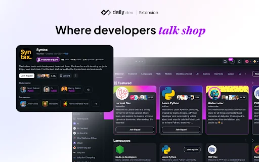 Download daily.dev Terbaru – Feed Berita Developer Terlengkap description image 4