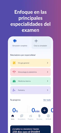 Download Gliamediq: Simulador ENARM Terbaru – Latihan Soal Medis description image 5