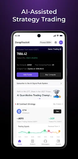 Download DeepTradeX Terbaru – Trading Crypto Berbasis AI & Web3 description image 1
