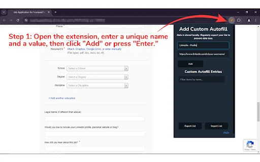 Easy Custom Autofill: Isi Formulir Lebih Cepat & Praktis description image 1