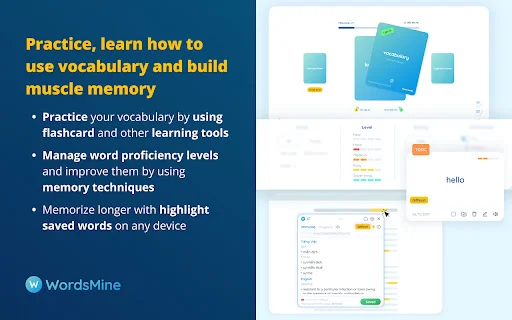 WordsMine: Tingkatkan Kosakata Bahasa Inggris Anda dengan Mudah description image 6