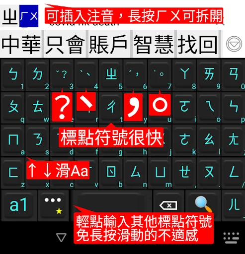 Download gcin Input Bahasa Mandarin – Keyboard Canggih & Gratis description image 1