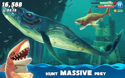 Download Hungry Shark World Terbaru – Game Hiu Seru Gratis description image 17