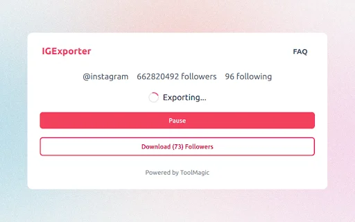 Ekspor Followers Instagram ke Excel – IExporter Tool Terbaru description image 2