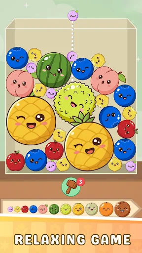 Download Fruit Drop Satisfy-Juicy Merge Terbaru – Game Puzzle Seru description image 1