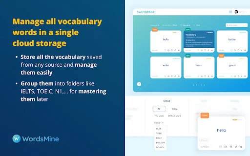 WordsMine: Tingkatkan Kosakata Bahasa Inggris Anda dengan Mudah description image 5