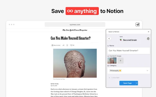 Download Save to Notion Terbaru – Simpan Artikel & Web Gratis description image 1