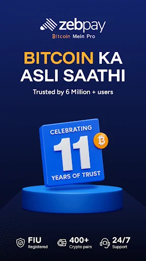 Download ZebPay Terbaru – Aplikasi Trading Bitcoin & Kripto Aman description image 1