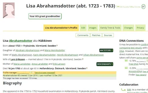 Download WikiTree Browser Extension Terbaru – Fitur Silsilah Lengkap description image 1
