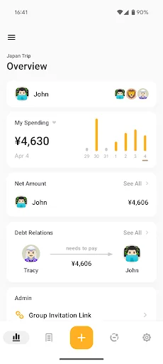 Download Bill Bear Terbaru – Aplikasi Berbagi Pengeluaran Gratis description image 1