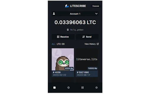 Download Litescribe Wallet Terbaru – Dompet Litecoin Ordinals description image 1