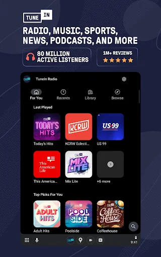 Download TuneIn Radio Terbaru – Dengarkan Musik & Berita Global description image 19
